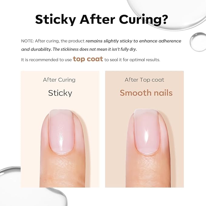 modelones 3 Pcs Top Coat Builder Nail Gel - Image 6