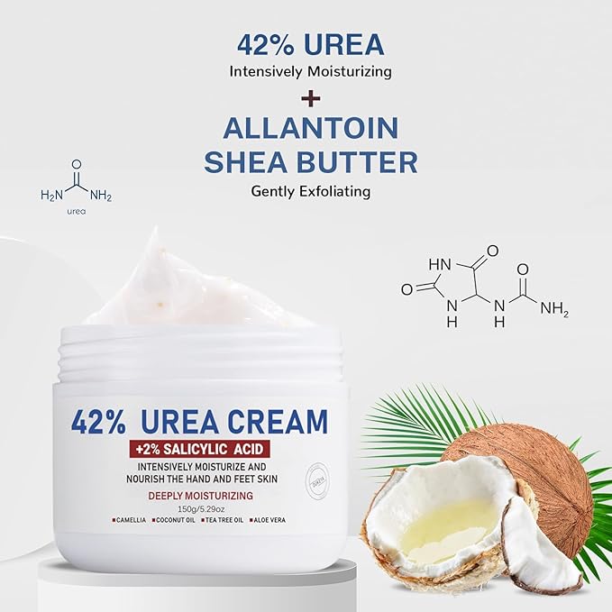 OUKEYA Urea Cream 42% plus Salicylic Acid 2% - Image 2