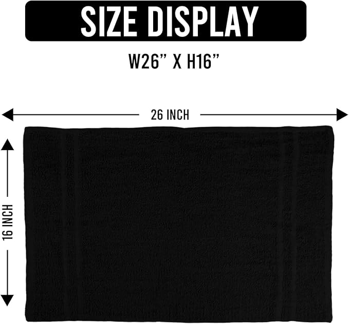 Hand Towels Pack of 40, 100% Cotton, 16 x 27 Inches, Highly Absorbable - Image 2