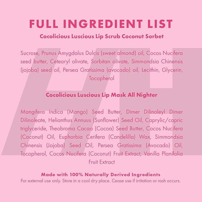 100% Natural Lip Scrub Vegan Conditioning Coconut Lip Exfoliator Gentle - Image 8
