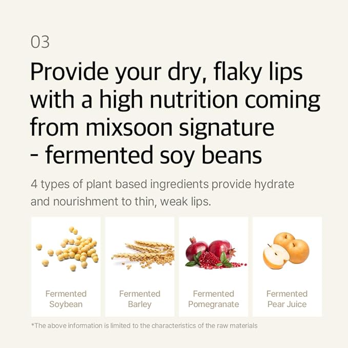 mixsoon Natural Bean Lip Mask Balm - Image 9
