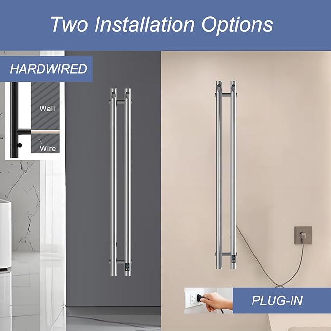 Heated Towel Rack, Towel Warmer - Image 6