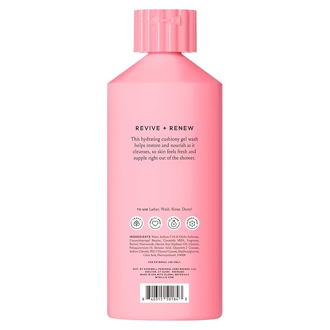 Billie Reviving and Renewing Women's Body Wash, 18 fl oz, Cotton Cloud Scent - Image 6