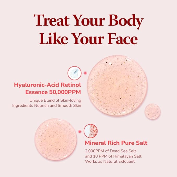 HIMALAYA PINKSALT Daily Scrub Body Wash Love Edition Gift Set – Exfoliating - Image 3