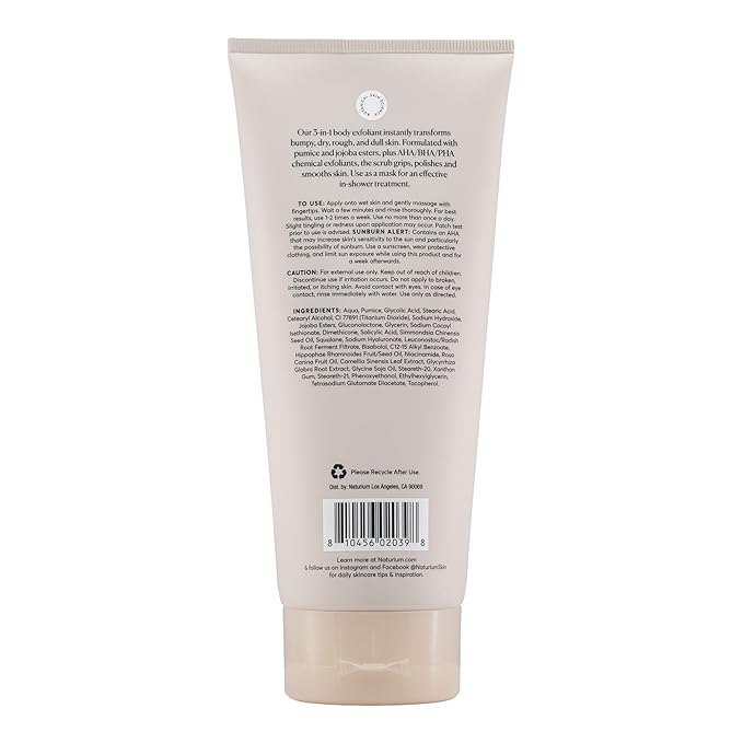 Naturium KP Body Scrub & Mask for Keratosis Pilaris, Bump Eraser Shower Scrub & - Image 2