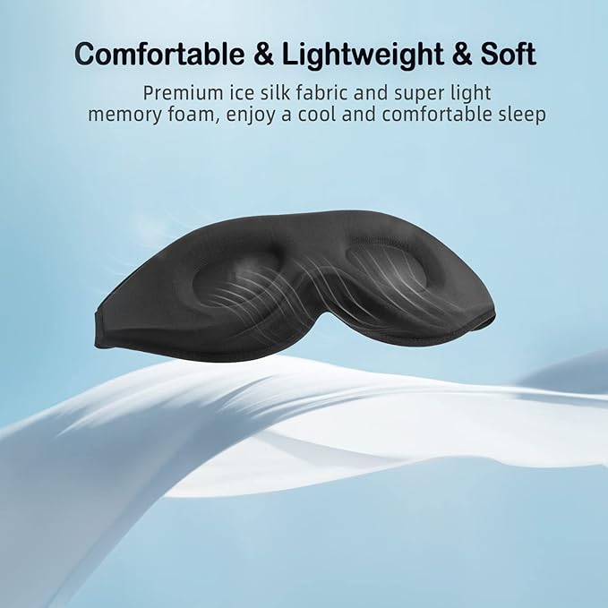 LitBear Sleep Masks for Women, Sleep Eye Mask for Sleeping, Comfortable Night - Image 4