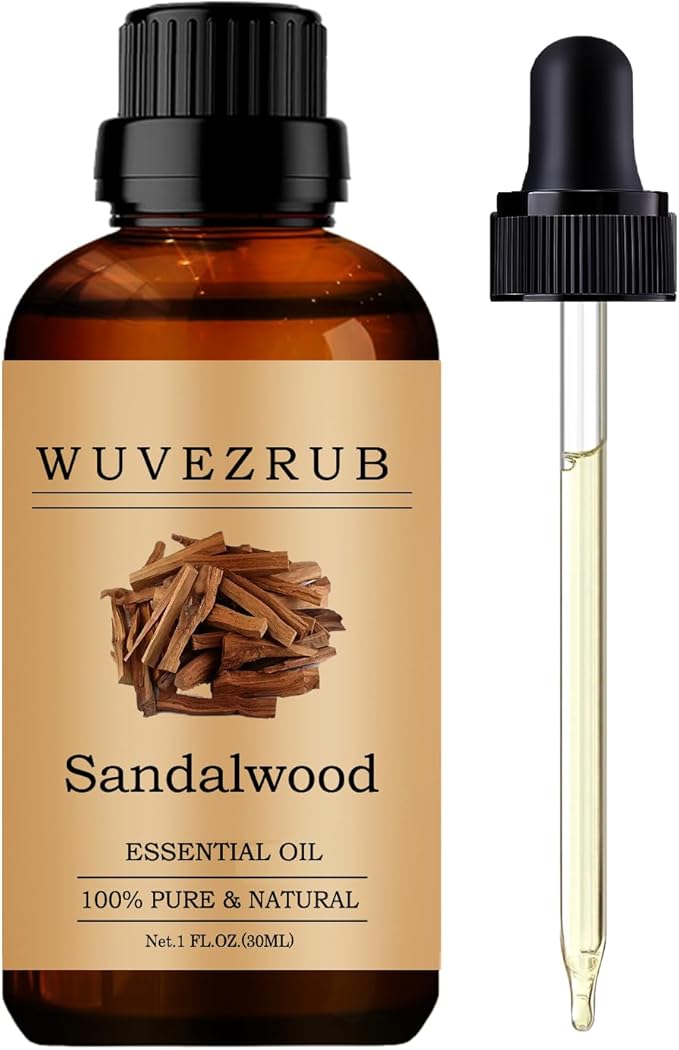 Sandalwood Essential Oils, 30ML Pure and Natural Essential Oil by WUVEZRUB
