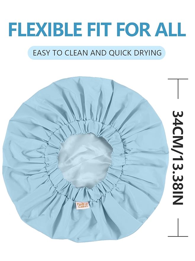Years calm Reusable Waterproof Shower Caps - Image 7