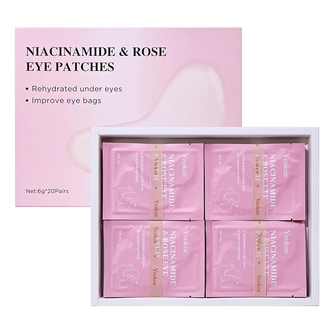 Yeokoe Under Eye Patches for Dark Circles, Puffy Eyes, 20 Pairs Face Masks - Image 7