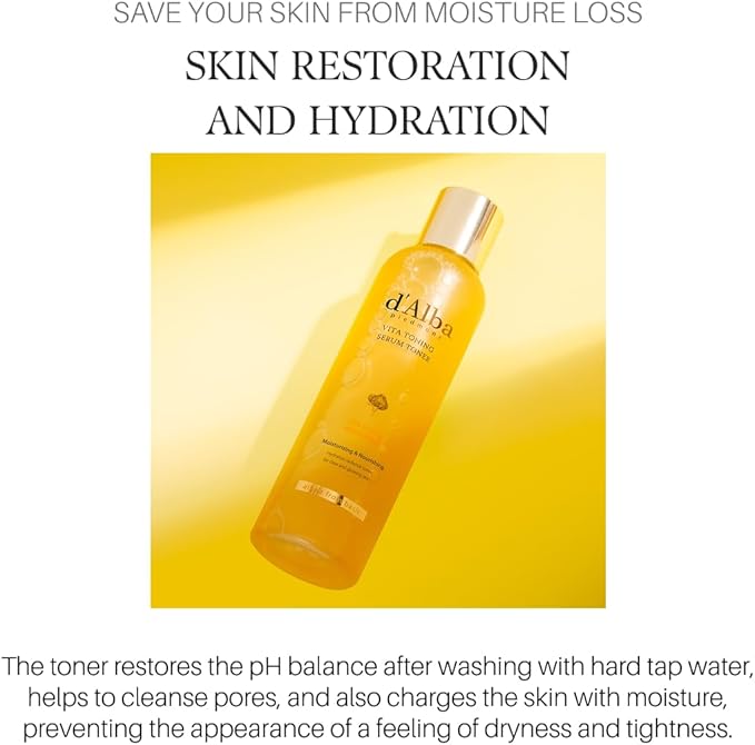 d'alba Piedmont White Truffle Vita Toning Serum Toner, Glass Skin - Image 5