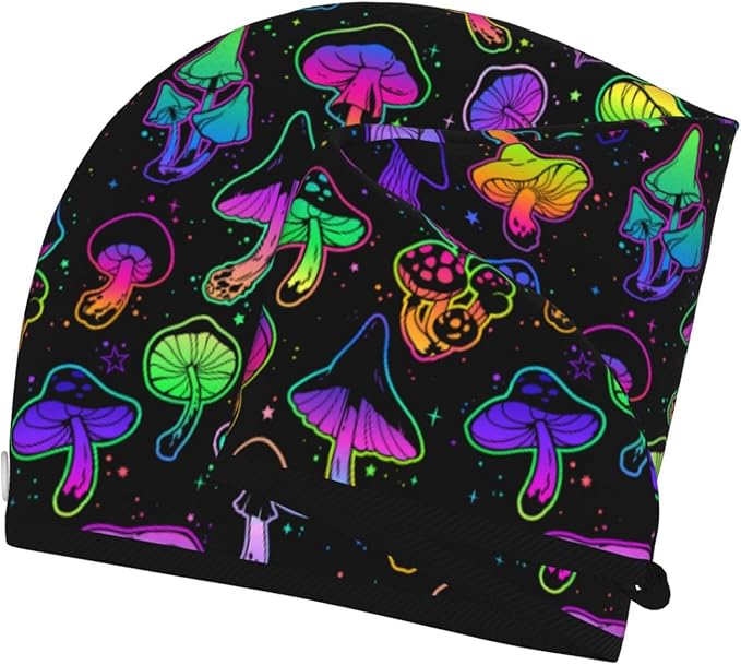 Mushrooms Hair Towel Wrap Microfiber Fast Drying Hair Turban - Image 6