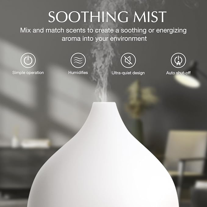 SALKING Essential Oil Diffuser, 100ml Small Ultrasonic Aromatherapy Diffuser - Image 3
