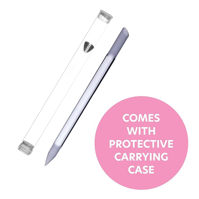 BONA FIDE BEAUTY Glass Cuticle Pusher, 1-Pieces Blue Gentle Czech Manicure Stick - Image 4