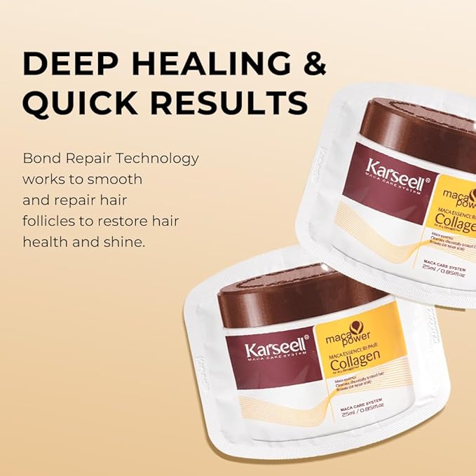 Karseell Collagen Hair Treatment Deep Repair Conditioning Argan Oil Collagen - Image 2