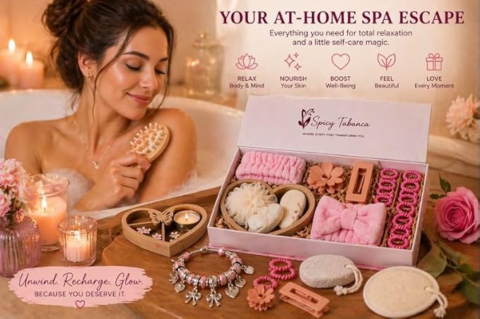 Ultimate 25-Piece Spa Gift Set for Women, Mother’s Day Gift for Mom, Self Care - Image 7