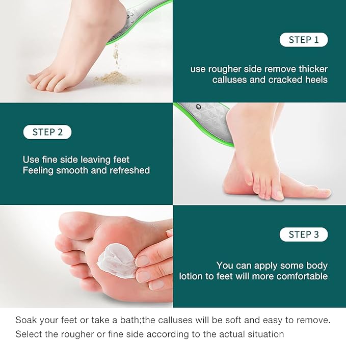 MR.GREEN Foot File Double Sided Pedicure Foot Care Tools Professional Callus - Image 5