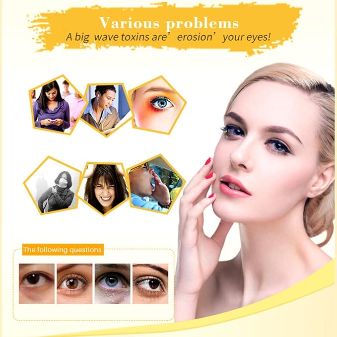 Eye Mask, 30 Pairs Collagen Under Eye Patches, Lighten Wrinkles Anti-Aging - Image 5