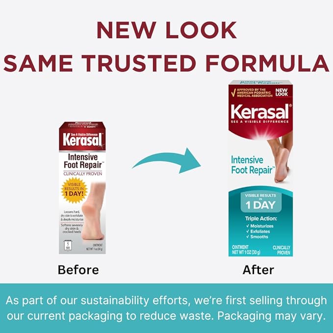 Kerasal Intensive Foot Repair, Skin Healing Ointment - Image 2