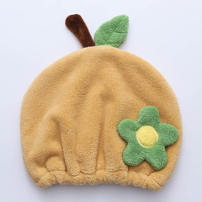 Hair Drying Towel for Kids Girls, Cute Cartoon Absorbent Quick Drying Bath Wrap by ShowerCaps