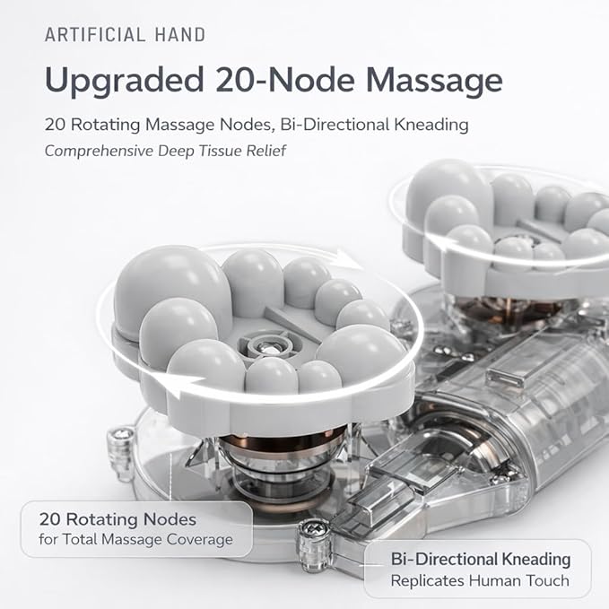 Back & Neck Massager with Heat for Pain Relief, 3D Deep Kneading Massage - Image 7