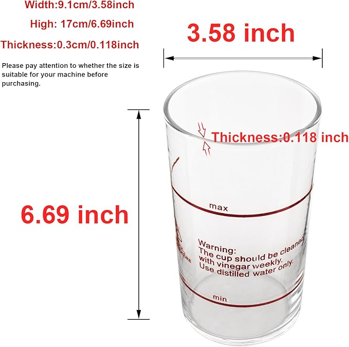 Elitzia Professional Glass Facial Steamer Jar - Image 9