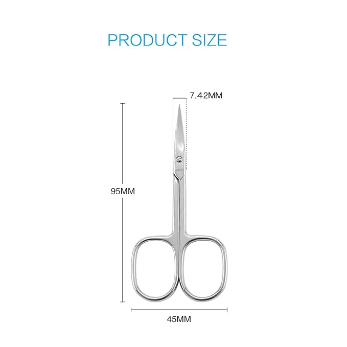 LIVINGO Premium Manicure Scissors Multi-purpose Stainless Steel Cuticle - Image 2