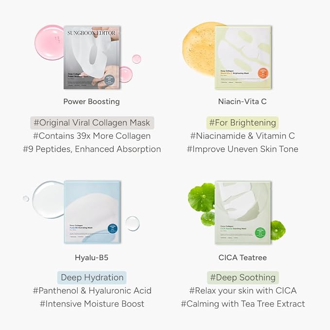 SUNGBOON EDITOR Deep Collagen HyaluB5 Overnight mask, Real Collagen 2, 000ppb & - Image 7
