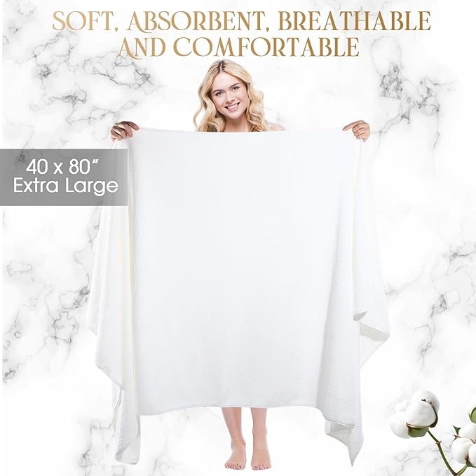 Peryiter Oversized Bath Towels Set of 6 - Image 6