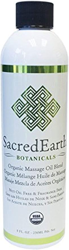 Organic Massage Oil Blend by Sacred+Earth+Botanicals