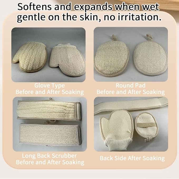 Natural Loofah Loofah Sponge loofahs - Image 9