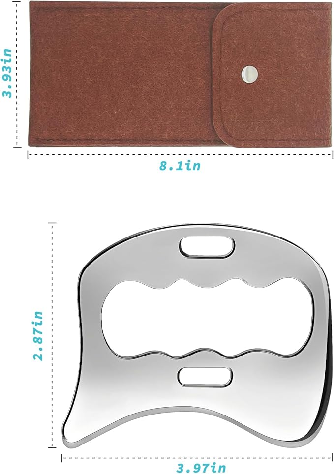 Stainless Steel Gua Sha Muscle Scraper Tool, Myofascial Scraping Tools - Image 6