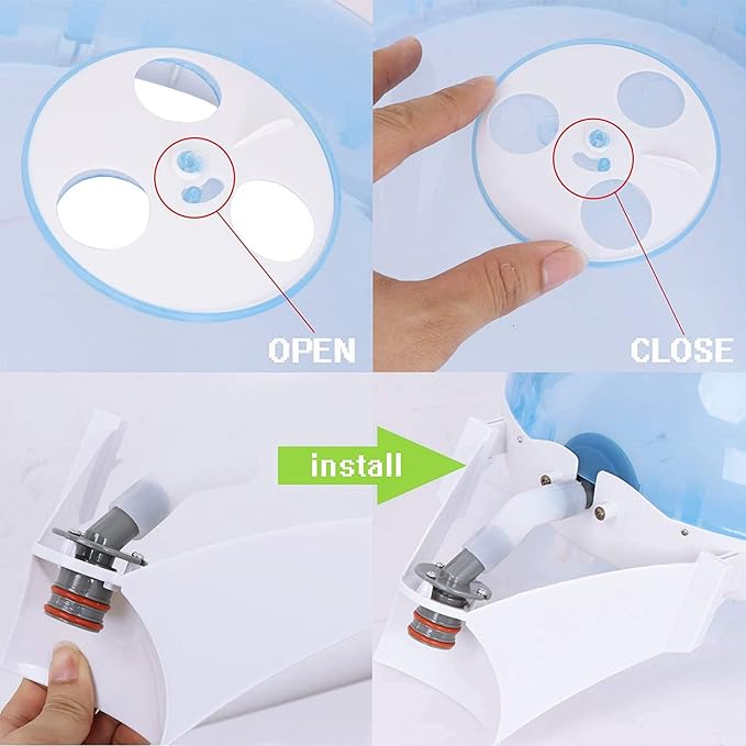 3 in 1 Facial Steamer, Hair Steamer, Air Humidifier Hot Mist Moisturizing - Image 9