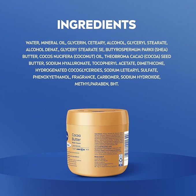 NIVEA Cocoa Butter Body Cream - Image 8