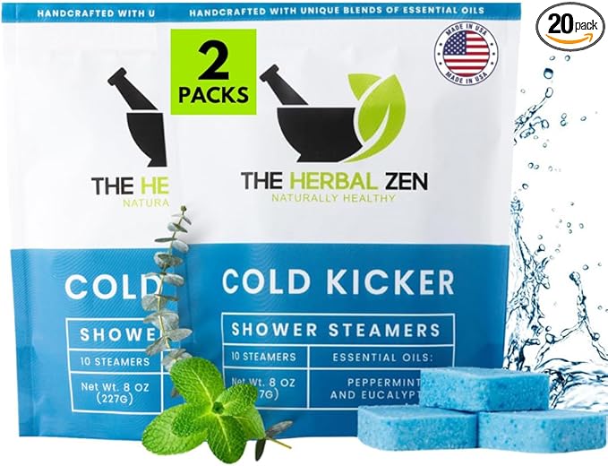 Cold Kicker Shower Steamers Aromatherapy by TheHerbalZen