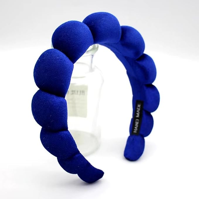 Fashion Headbands for Women Padded Fabric Hair Bands Wide Velvet Non Slip - Image 2