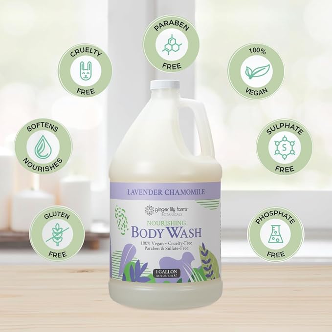 Ginger Lily Farms Botanicals Nourishing Body Wash, 100% Vegan & Cruelty-Free - Image 5
