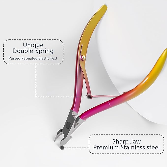 Cuticle Nippers Kit: Precision Nano-Coated Stainless Steel Cuticle Trimmer - Image 3