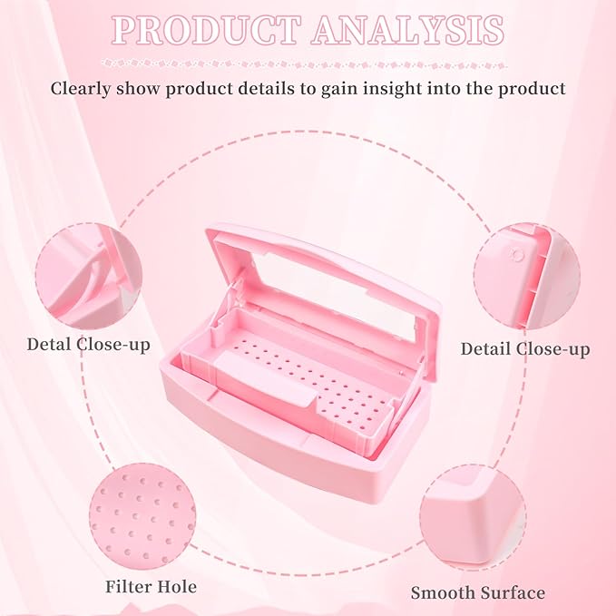Nail Tool Sterilizer Box, Plastic Sterilizing Tray, Plastic Clean Sterilizing - Image 5
