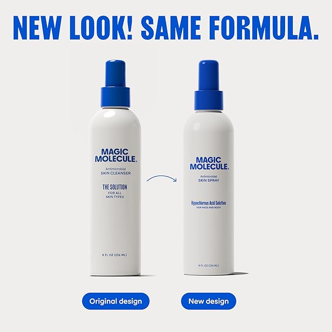 Magic Molecule Skin Cleanser for All Types, Hypochlorous Acid Spray Helps Heal - Image 2