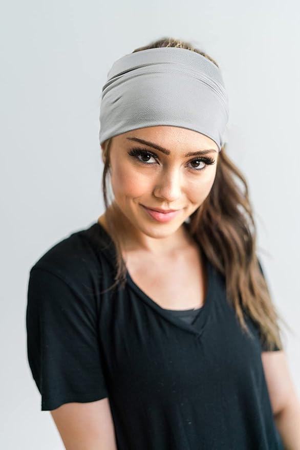 GiLi 2 Pack Wide Headbands for Women Boho African Knotted Non Slip Fashion Hair - Image 2