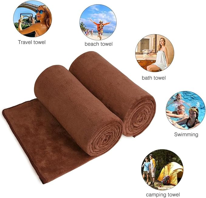 JML Microfiber Bath Towels, Bath Towel Set - Image 6