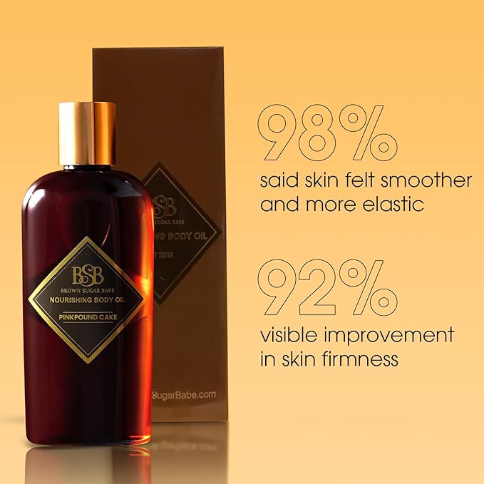 Brown Sugar Babe Pink Poundcake Body Oil, Nourishing Scented Oil - Image 4