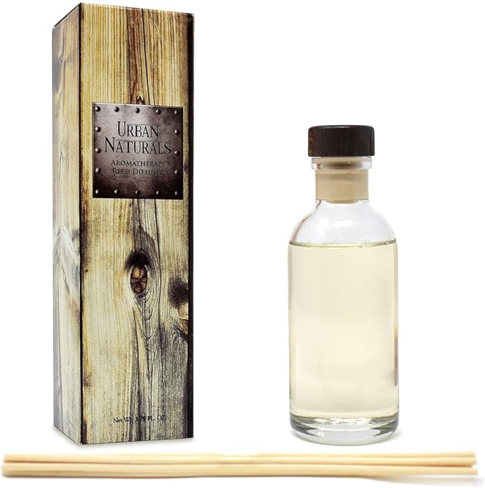 Urban Naturals Black Teakwood Reed Diffuser Scent Sticks Gift Set | Mahogany & - Image 4