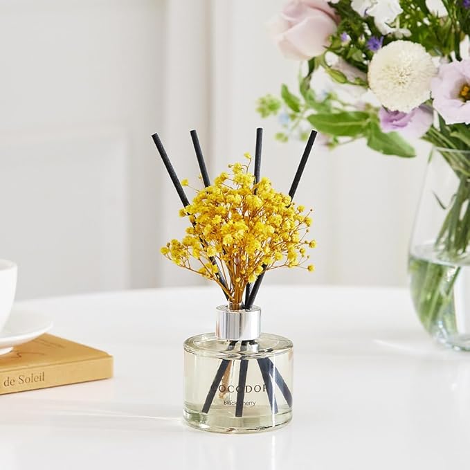COCODOR Flower Reed Diffuser Set / 6.7oz / La Tulip Garden/Scent Diffuser - Image 6