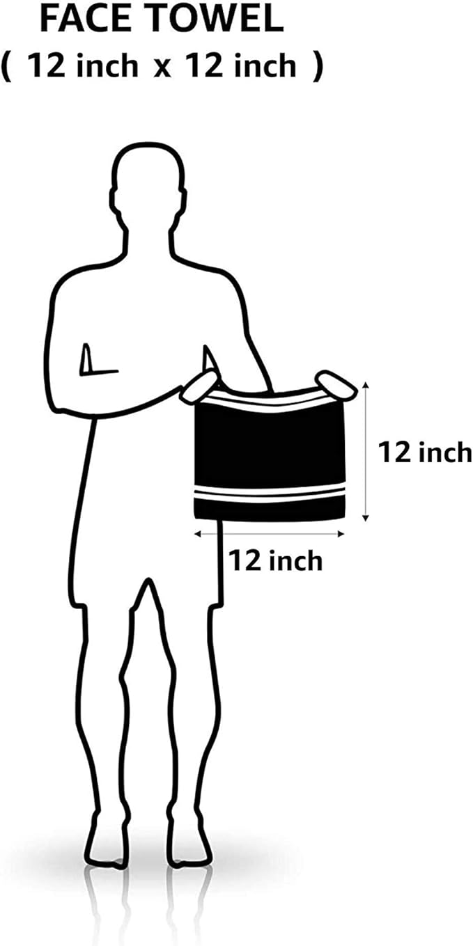 Amazon Basics face Towels for Bathroom, 100% Cotton Extra Absorbent washcloth - Image 10