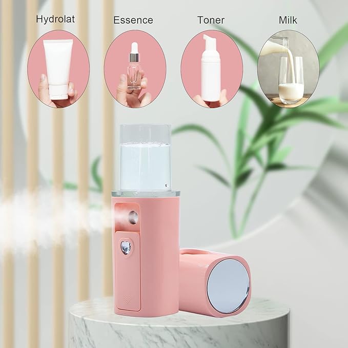 Nano Facial Mister Portable Mini Face Mist Handy Sprayer Automatic Eyelash - Image 4