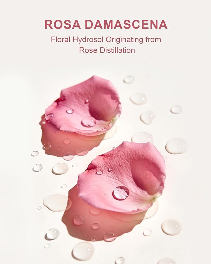 Yoken Organic Rose Water Spray for Face, 8 Fl Oz Fine Mist, Rosewater Face Mist - Image 4