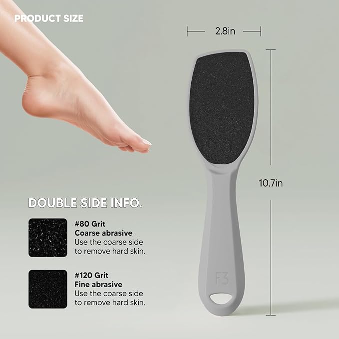 Wide Emery, Double-Sided Pedicure Tool, Colossal Foot File - Image 6