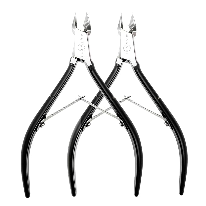 Makartt Cuticle Nipper - 7mm Full Jaw Stainless Steel Professional Cuticle - Image 8