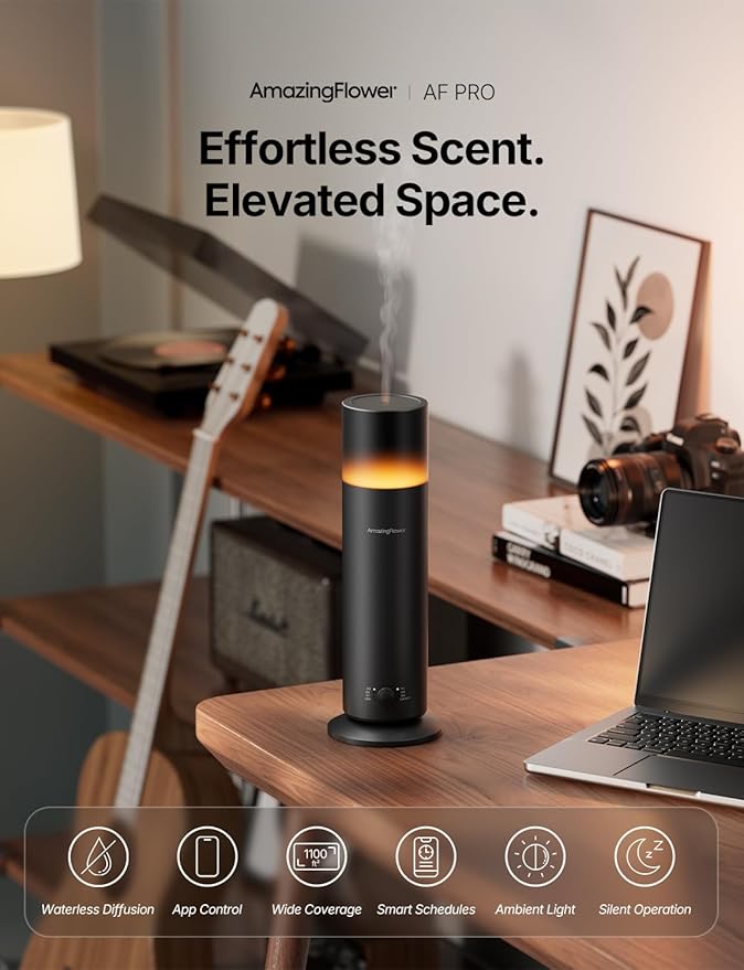 Waterless Essential Oil Diffuser, Smart Scent Diffuser - Image 2